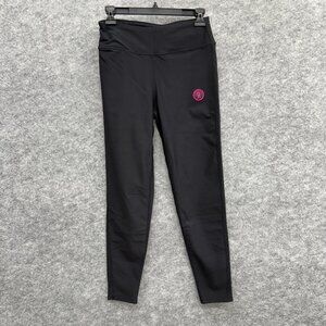 L. Donkey Andy Women's Activewear Stretch Leggings Fitness Yoga, Black, Size L